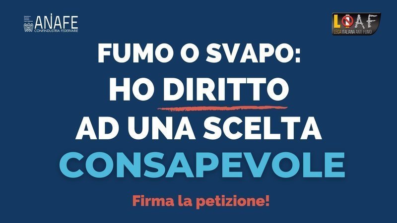 Fumo o Svapo, la petizione online