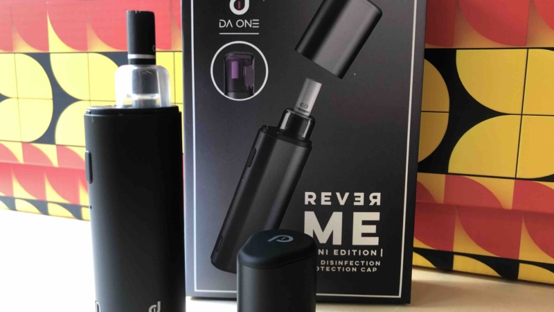 Rever Me mini edition, il kit Da One con batteria da 1200mAh, filtri in cotone e ‘cap’ protettivo antibatterico (VIDEO)